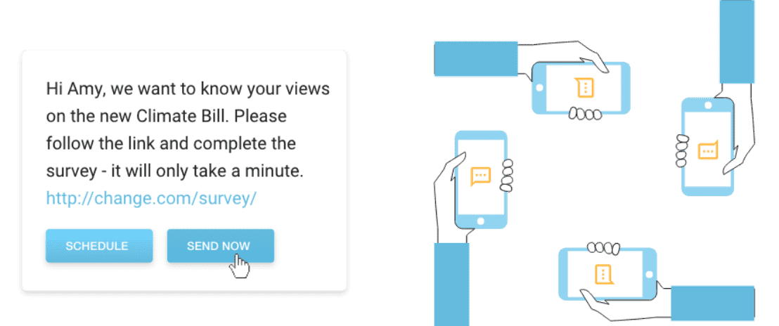 Send large volume texts with short codes v3